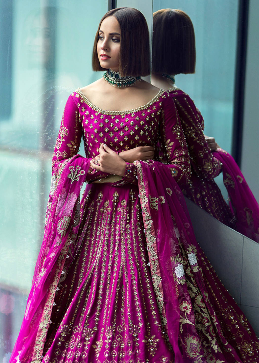 white christmas dresses Nimra Khan – Pakistani Pret Wear Designs