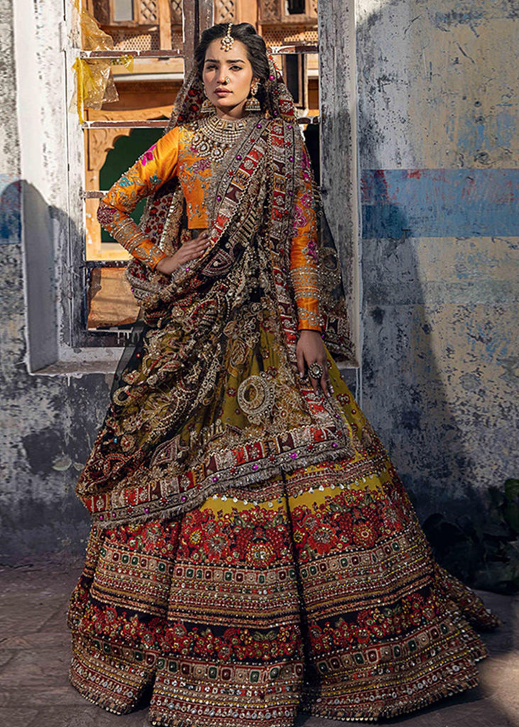 Taaj Bibi Mehndi Dress for Bridal Ali Xeeshan - Main Image