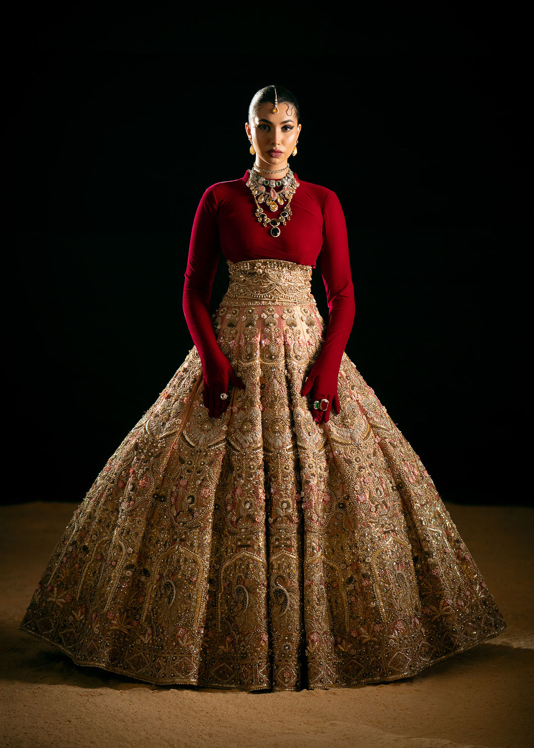 Raaqs Bridal Pakistani Dress Ali Xeeshan - Main Image