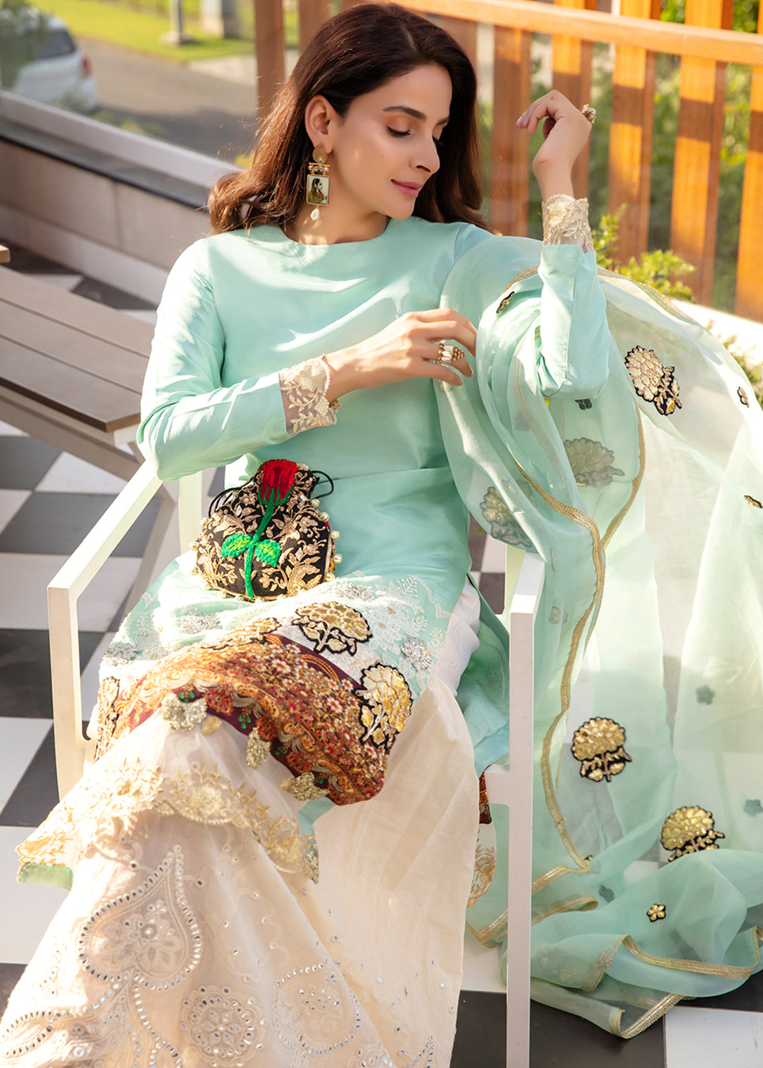 saba qamar dress design Dress Decode | @sabaqamarzaman makes a powerful return to our screens with yet another striking performance In the first episode of drama serial Case